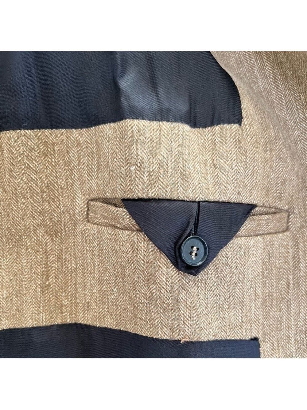 NWOT Zara Rustic Brown Linen Cotton Fall/Winter Trench Coat - Size XS - Picture 12 of 16